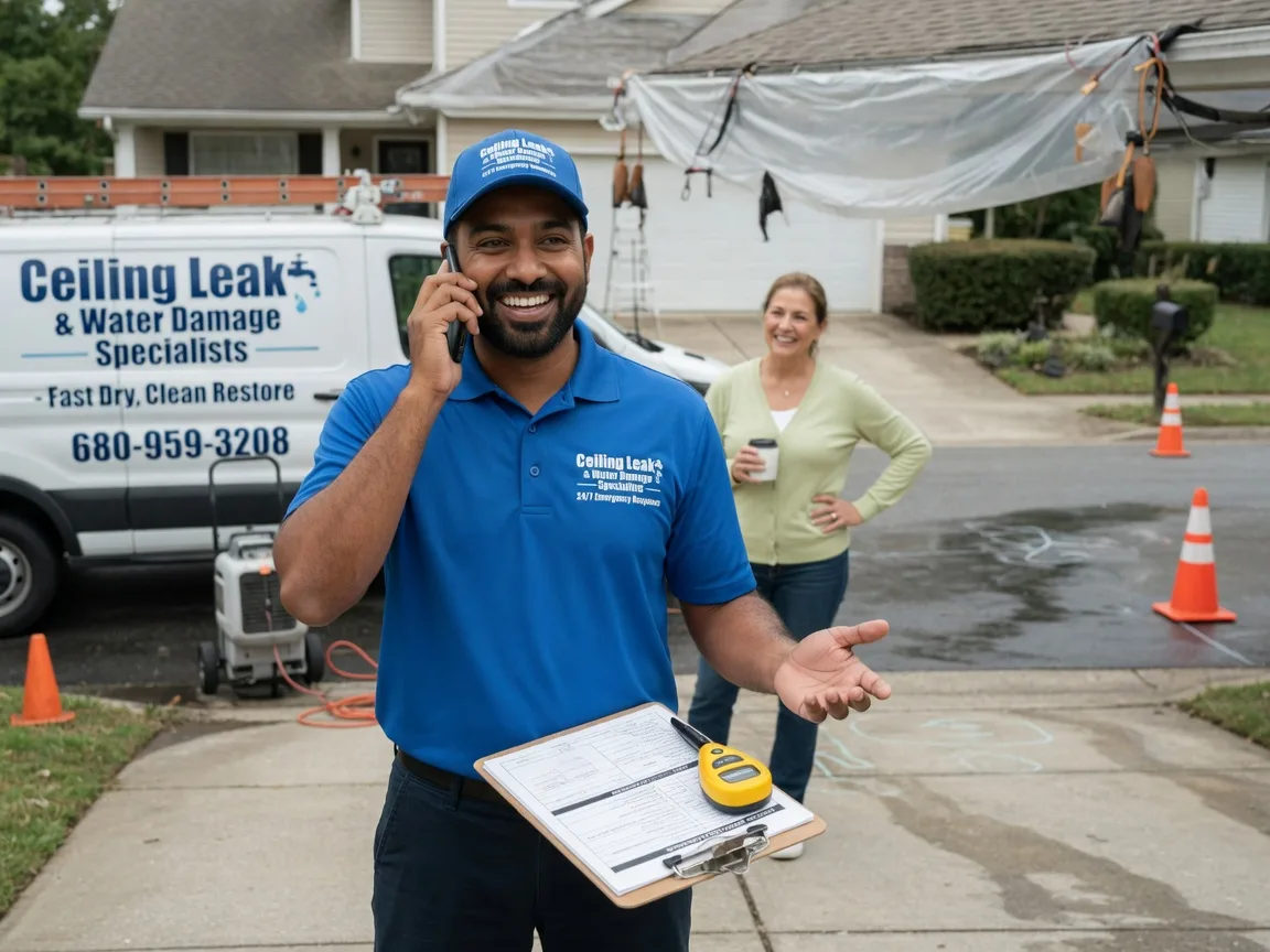 Ceiling Leak Cleanup Monclova, OH FAQs